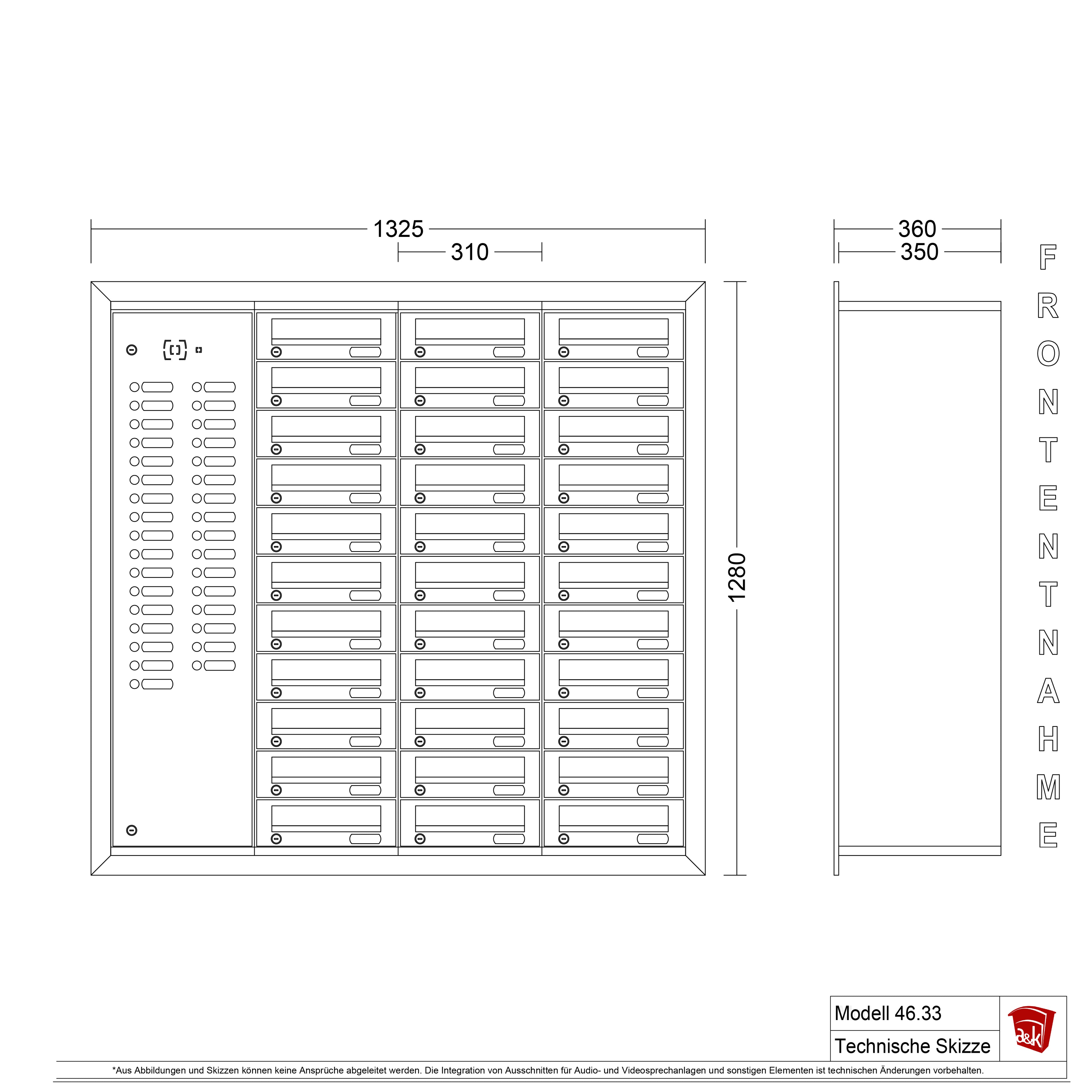 Mauerbriefkasten 46.33