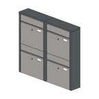 Briefkastenanlage 53.4Z Breitformat