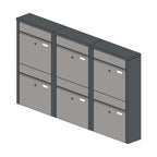 Briefkastenanlage 53.6Z Breitformat