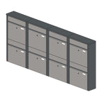 Briefkastenanlage 53.8Z Breitformat