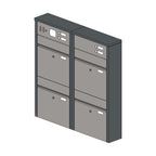 Briefkastenanlage 54.4Z Breitformat