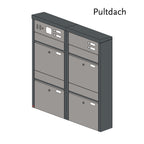 Briefkastenanlage 54.4Z Breitformat