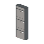 Briefkastenanlage 55.3Z Breitformat