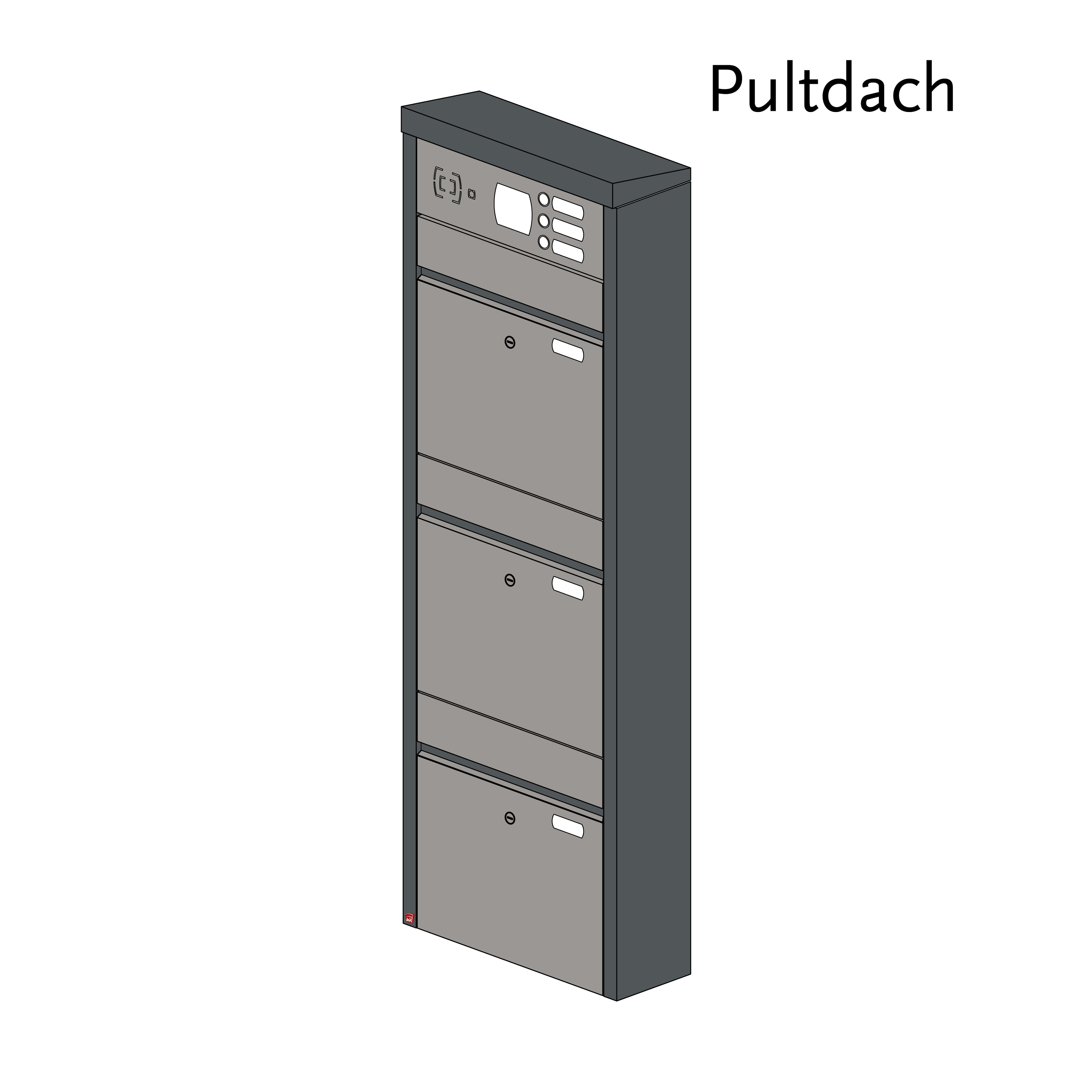 Briefkastenanlage 56.3Z Breitformat