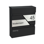 Briefkasten Charlie RAL 7016 Anthrazitgrau