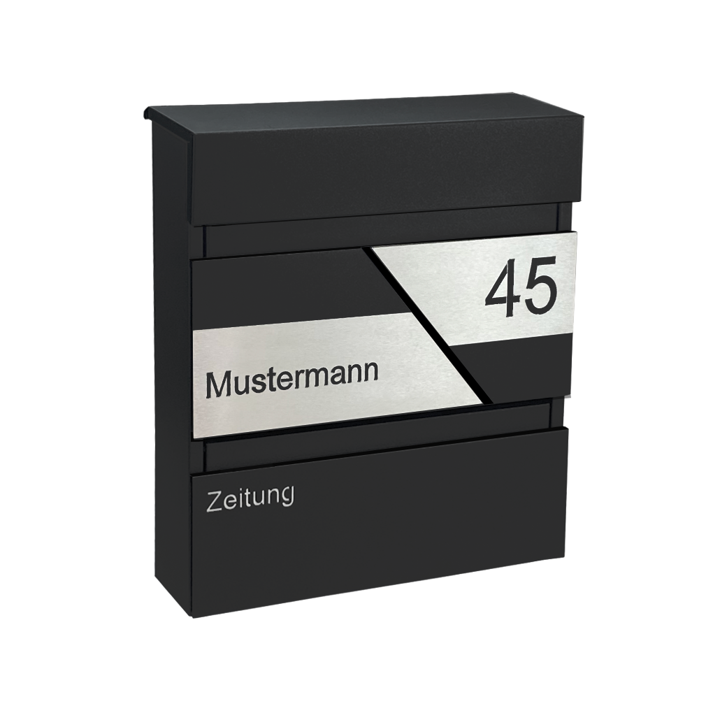 Briefkasten Charlie RAL 7016 Anthrazitgrau