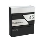 Briefkasten Charlie RAL 7016 Anthrazitgrau
