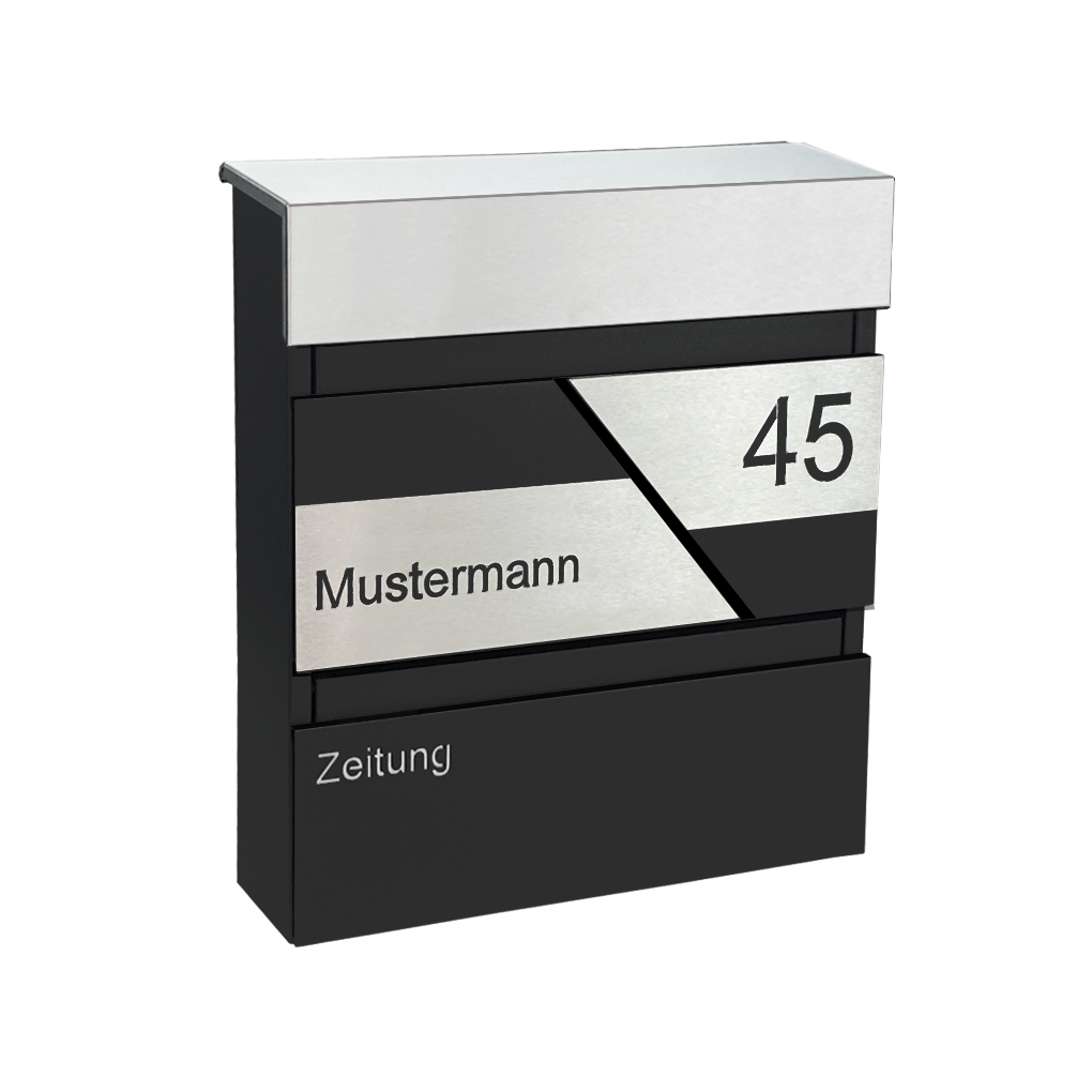 Briefkasten Charlie RAL 7016 Anthrazitgrau