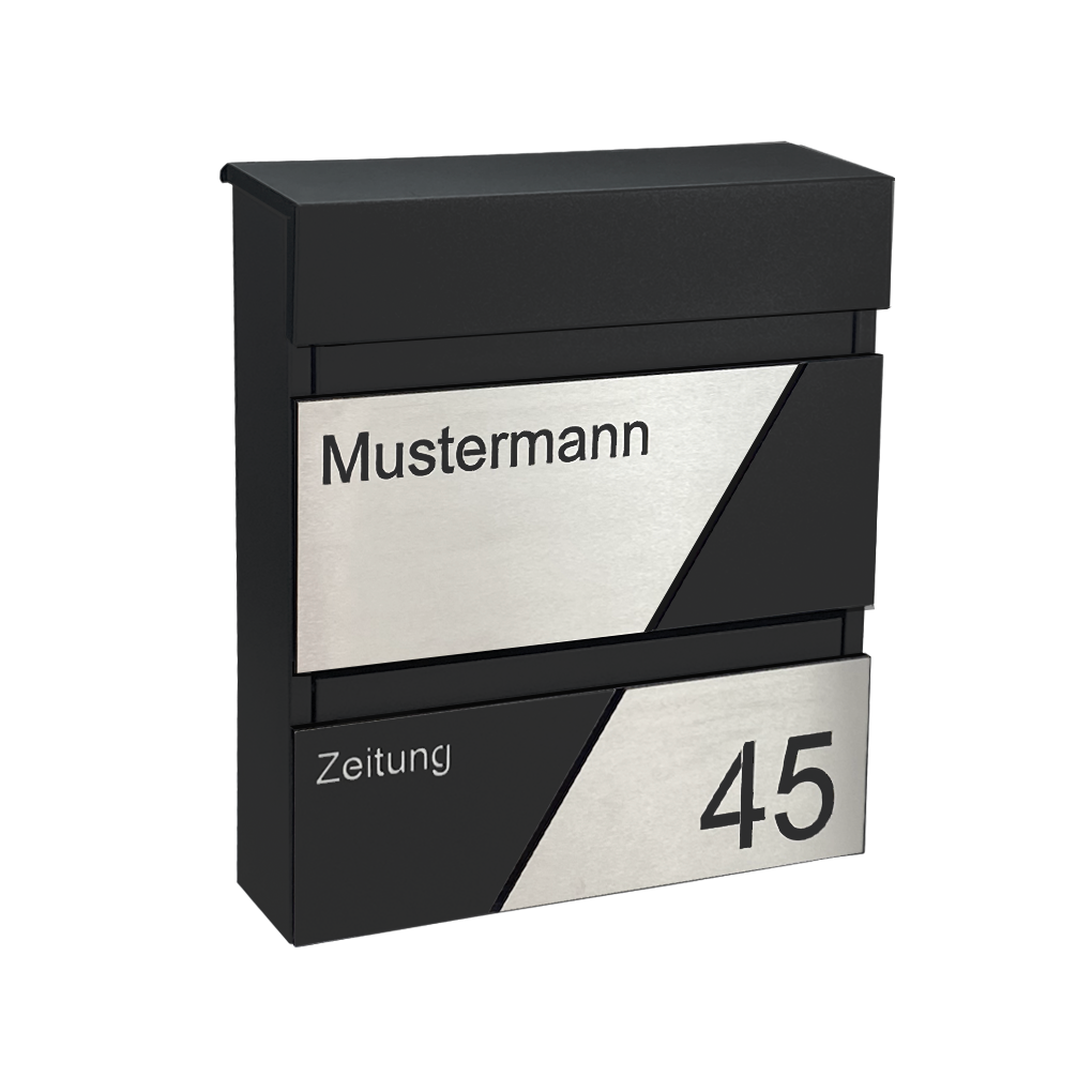 Briefkasten Delta Anthrazitgrau