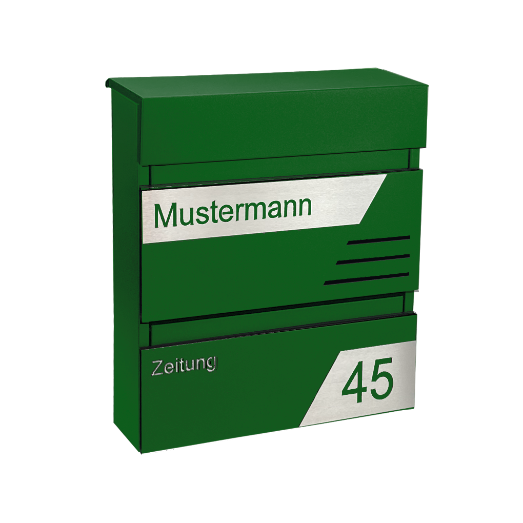 Briefkasten Foxtrott Moosgrün