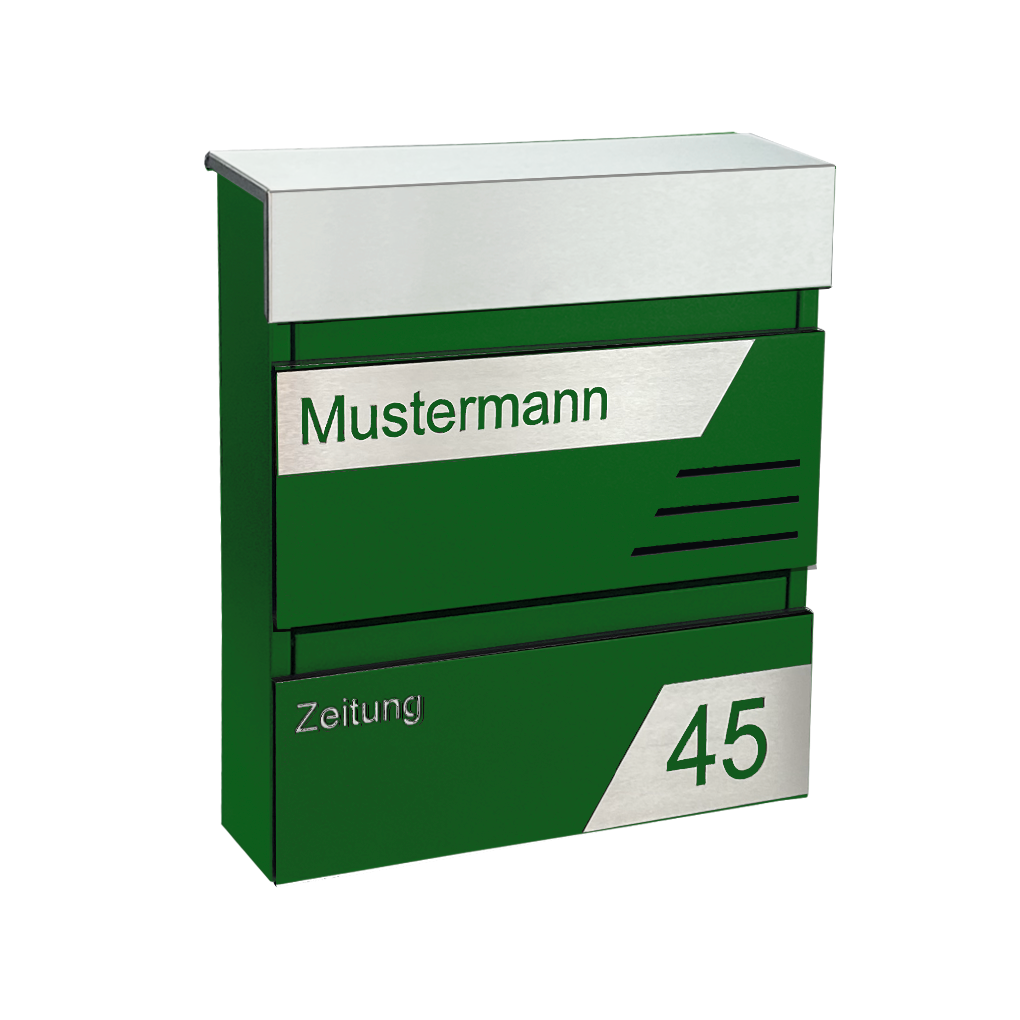 Briefkasten Foxtrott Moosgrün