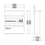 Briefkasten Bravo DB 703