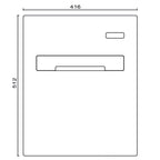 Durchwurfbriefkasten 07.6
