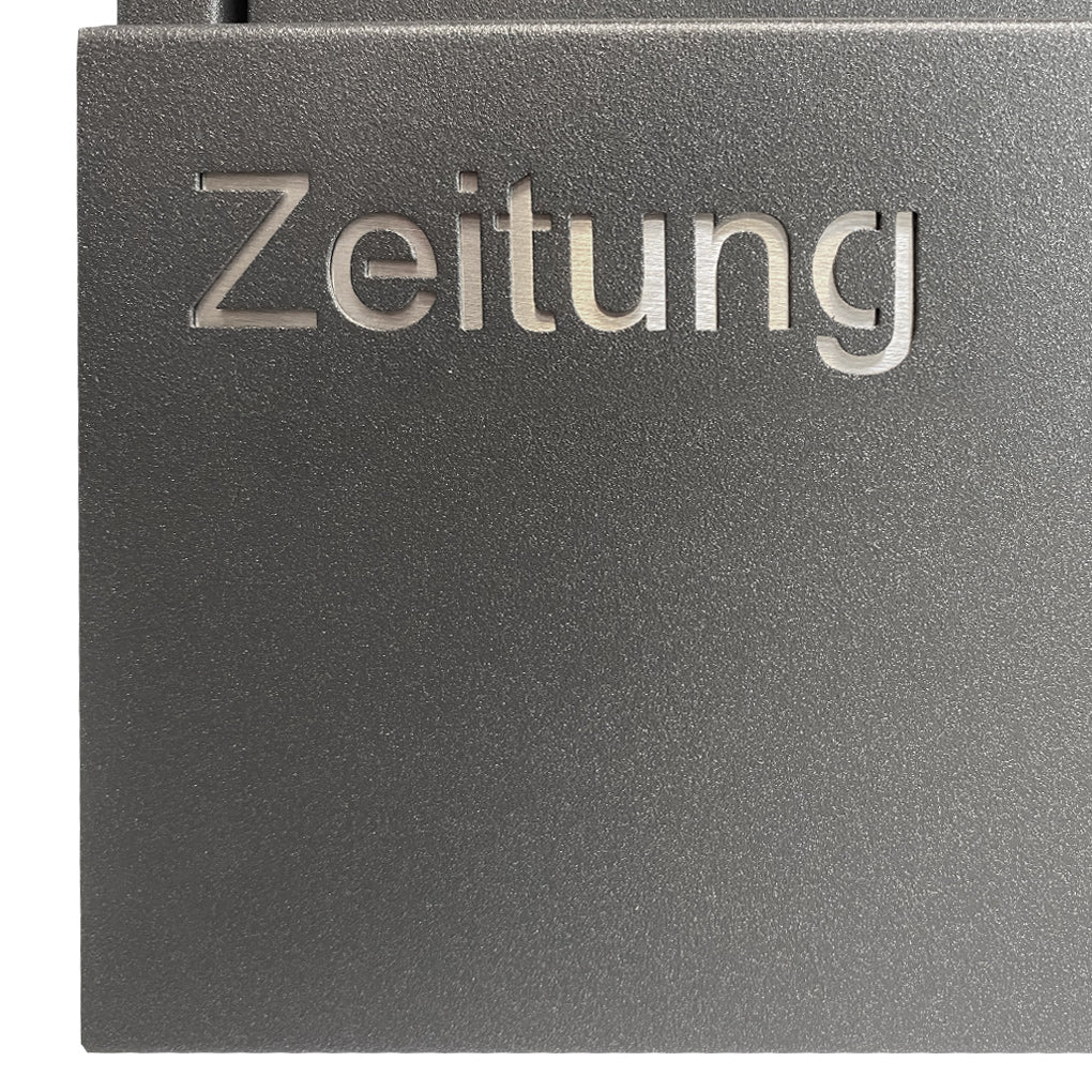 Briefkasten Alfa Anthrazitgrau