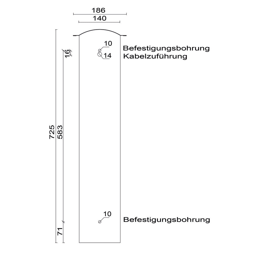 Durchwurfbriefkasten 06.1