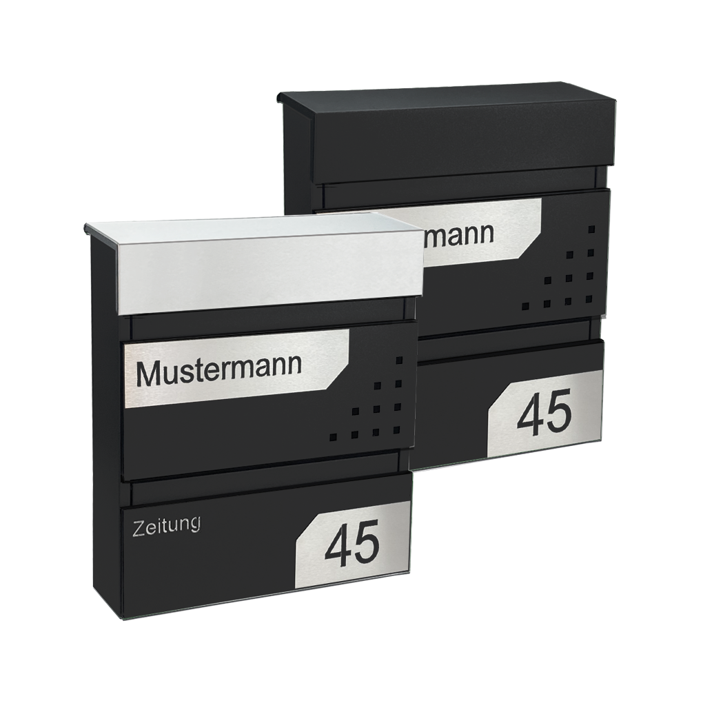 Briefkasten Echo Anthrazitgrau