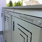 Mülltonnenbox 240 L – RAL Farbe nach Wahl* Feinstruktur matt – 1-fach
