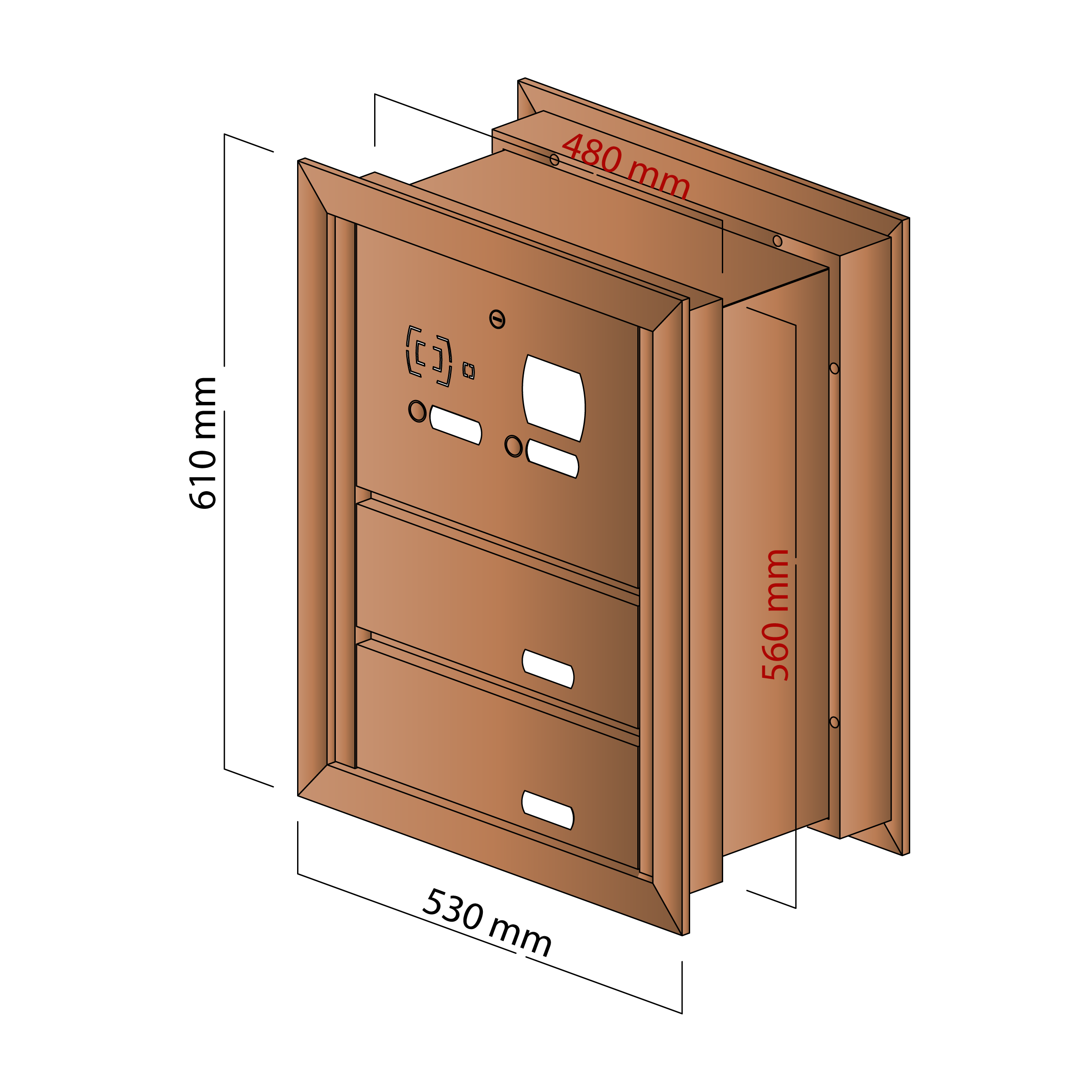 Mauerbriefkasten 36.2
