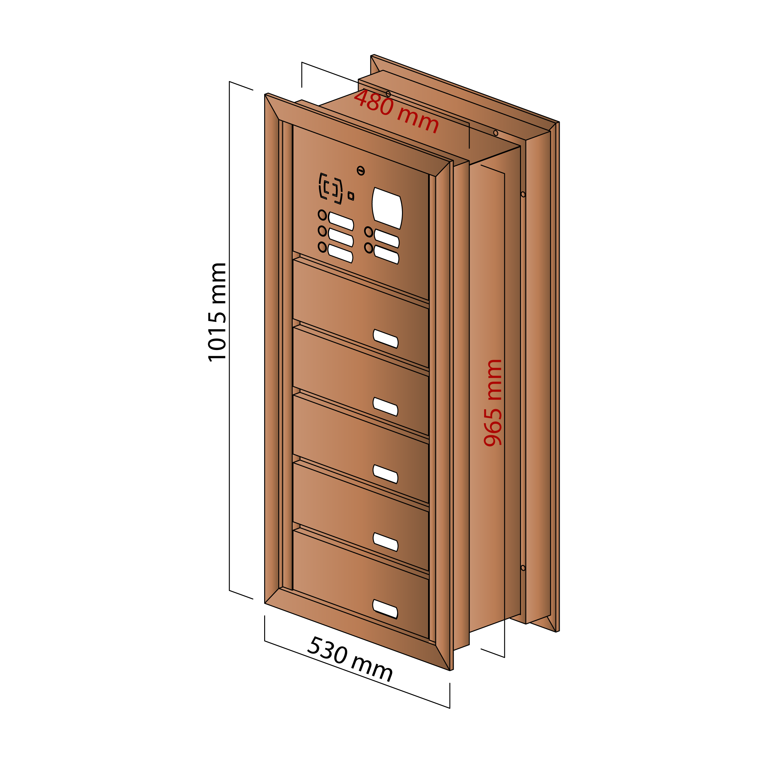 Mauerbriefkasten 36.5