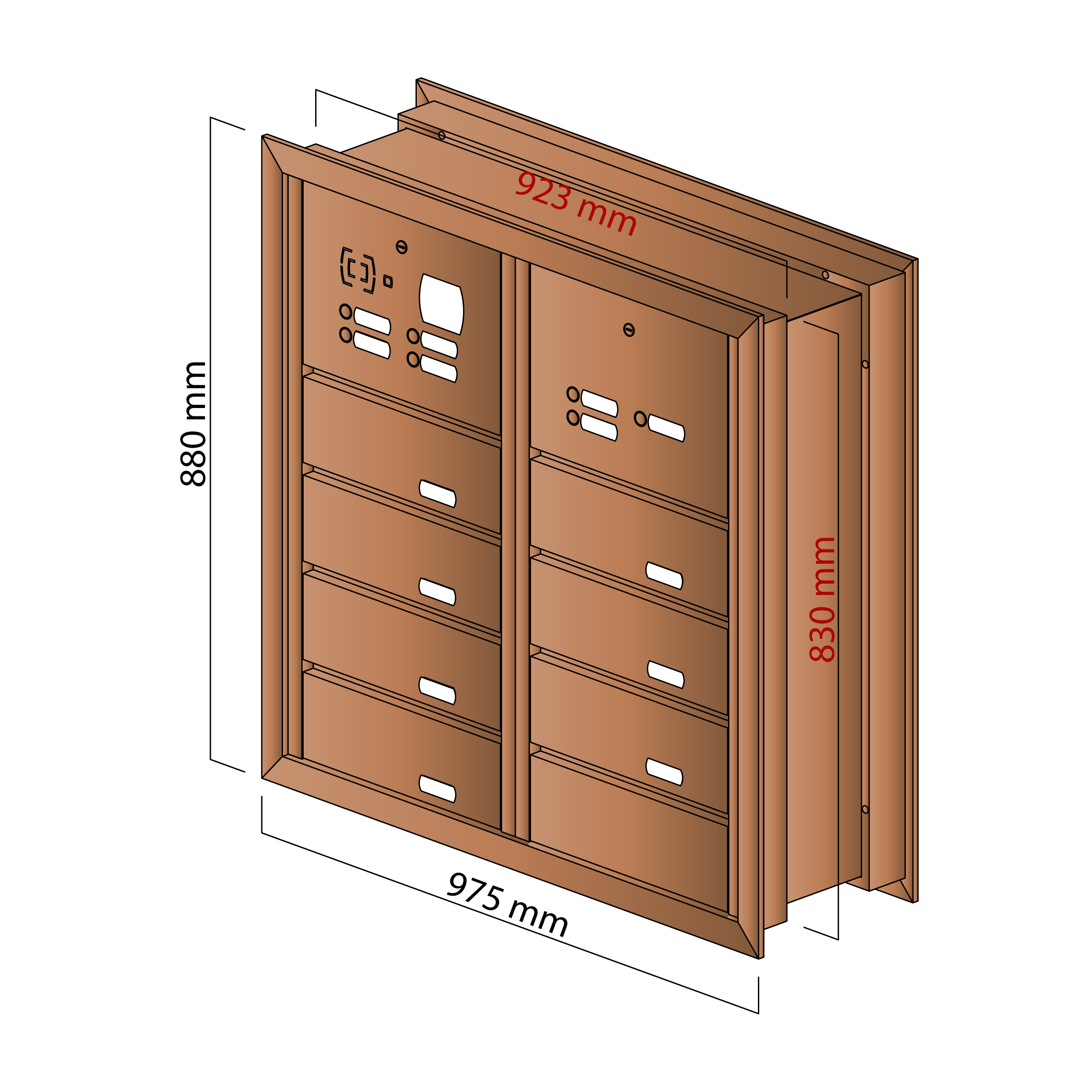 Mauerbriefkasten 36.7