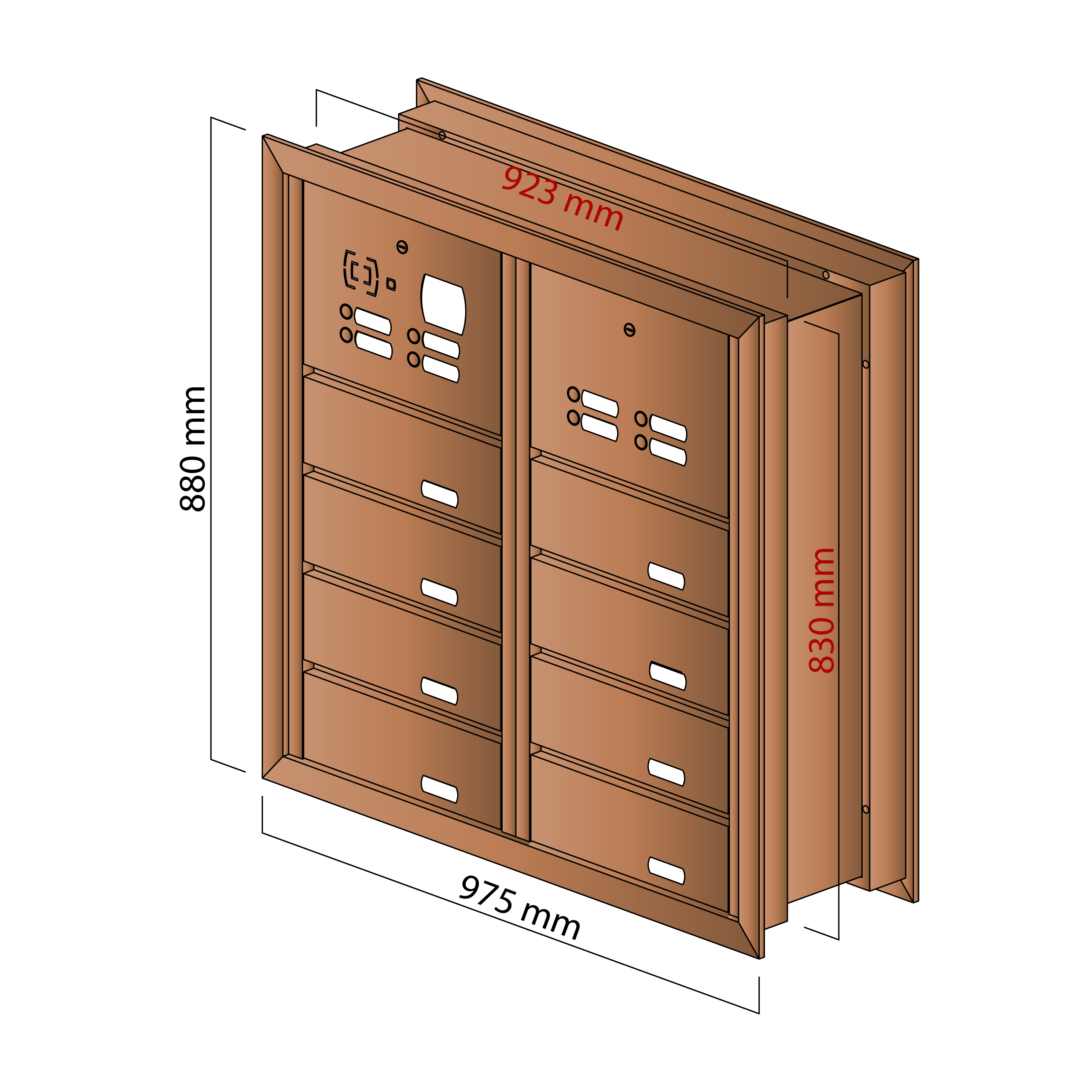 Mauerbriefkasten 36.8
