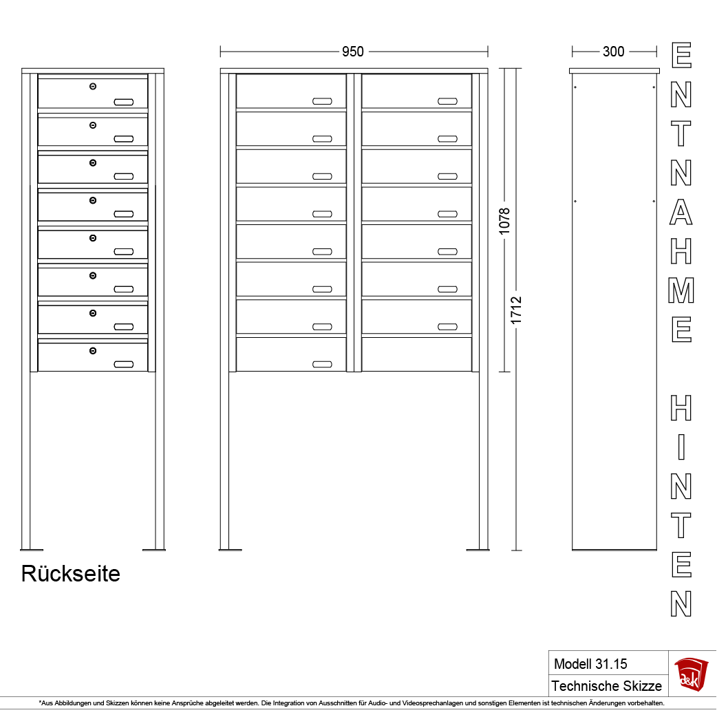 Standbriefkasten 31.15