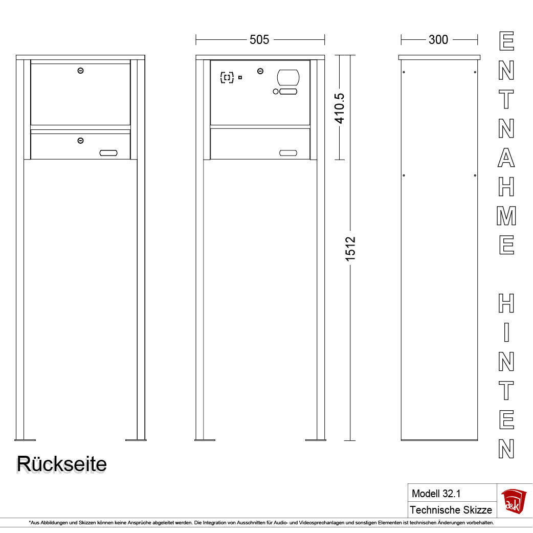 Standbriefkasten 32.1