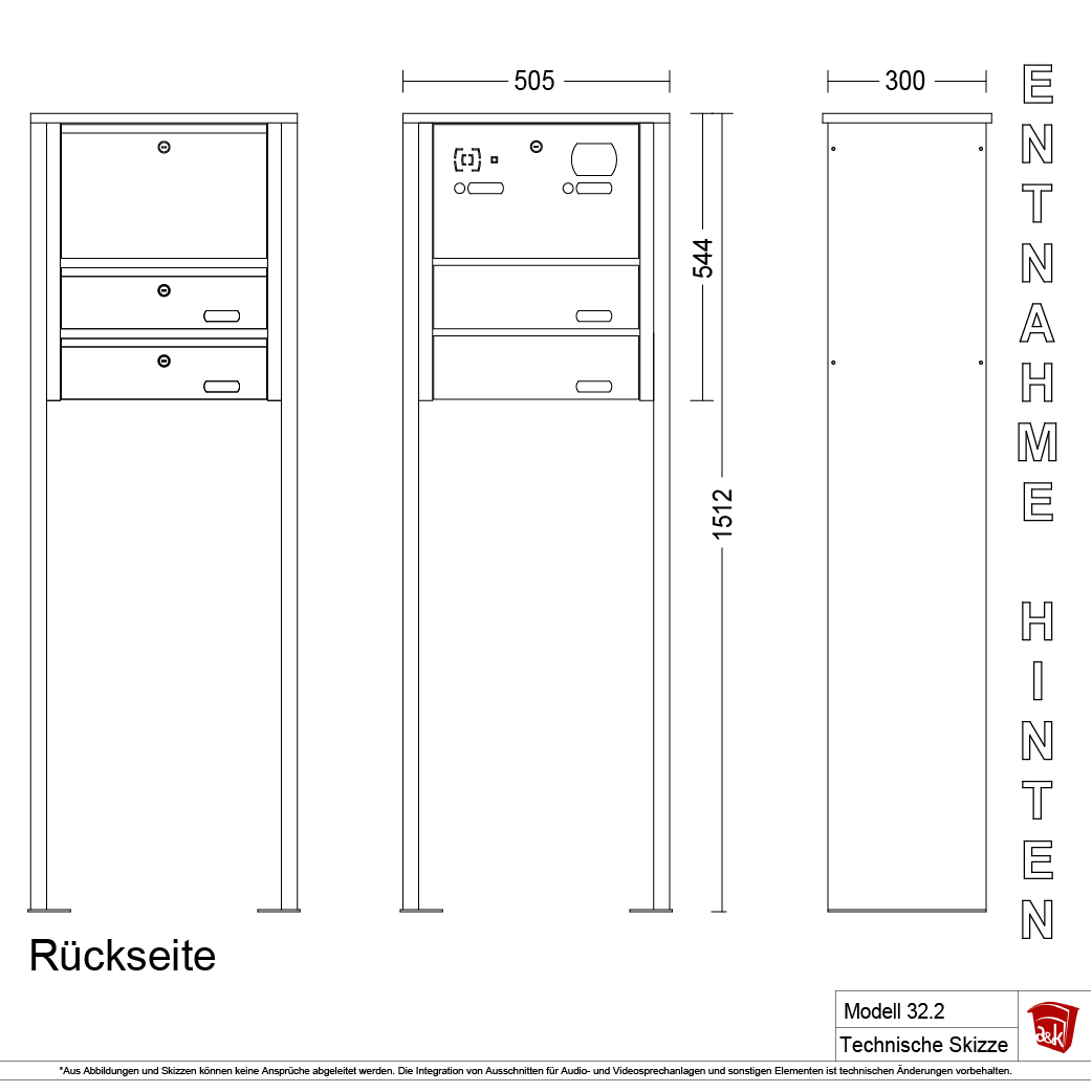 Standbriefkasten 32.2