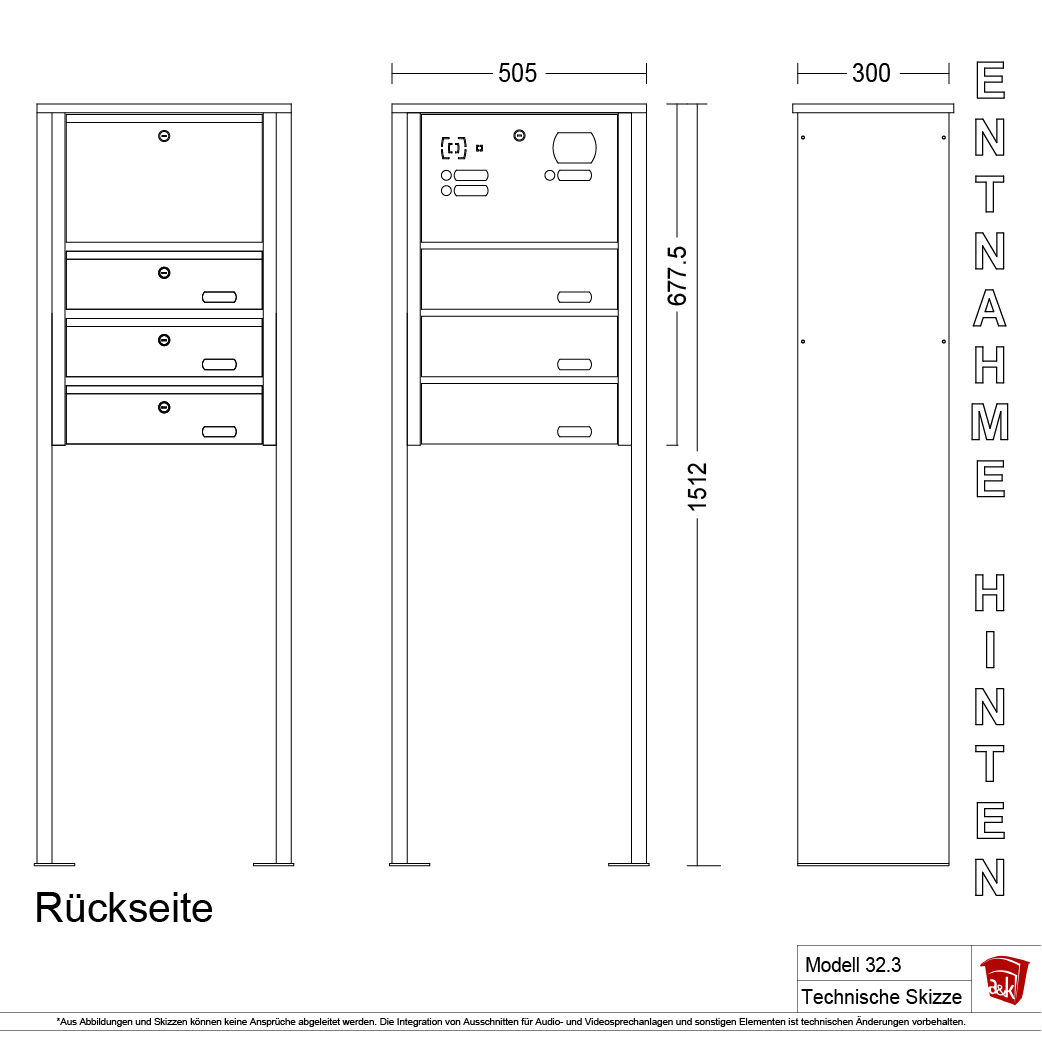 Standbriefkasten 32.3