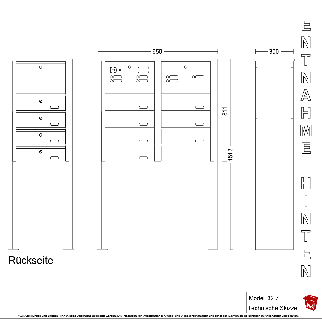 Standbriefkasten 32.7