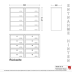 Briefkastenanlage 33.10
