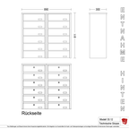 Briefkastenanlage 33.12