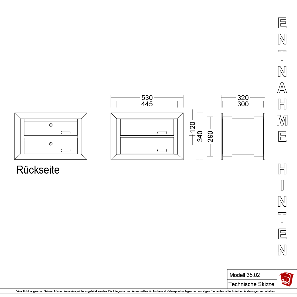Mauerbriefkasten 35.2