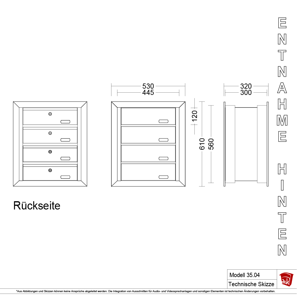 Mauerbriefkasten 35.4
