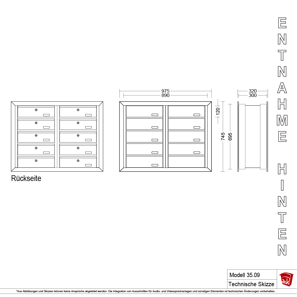 Mauerbriefkasten 35.9