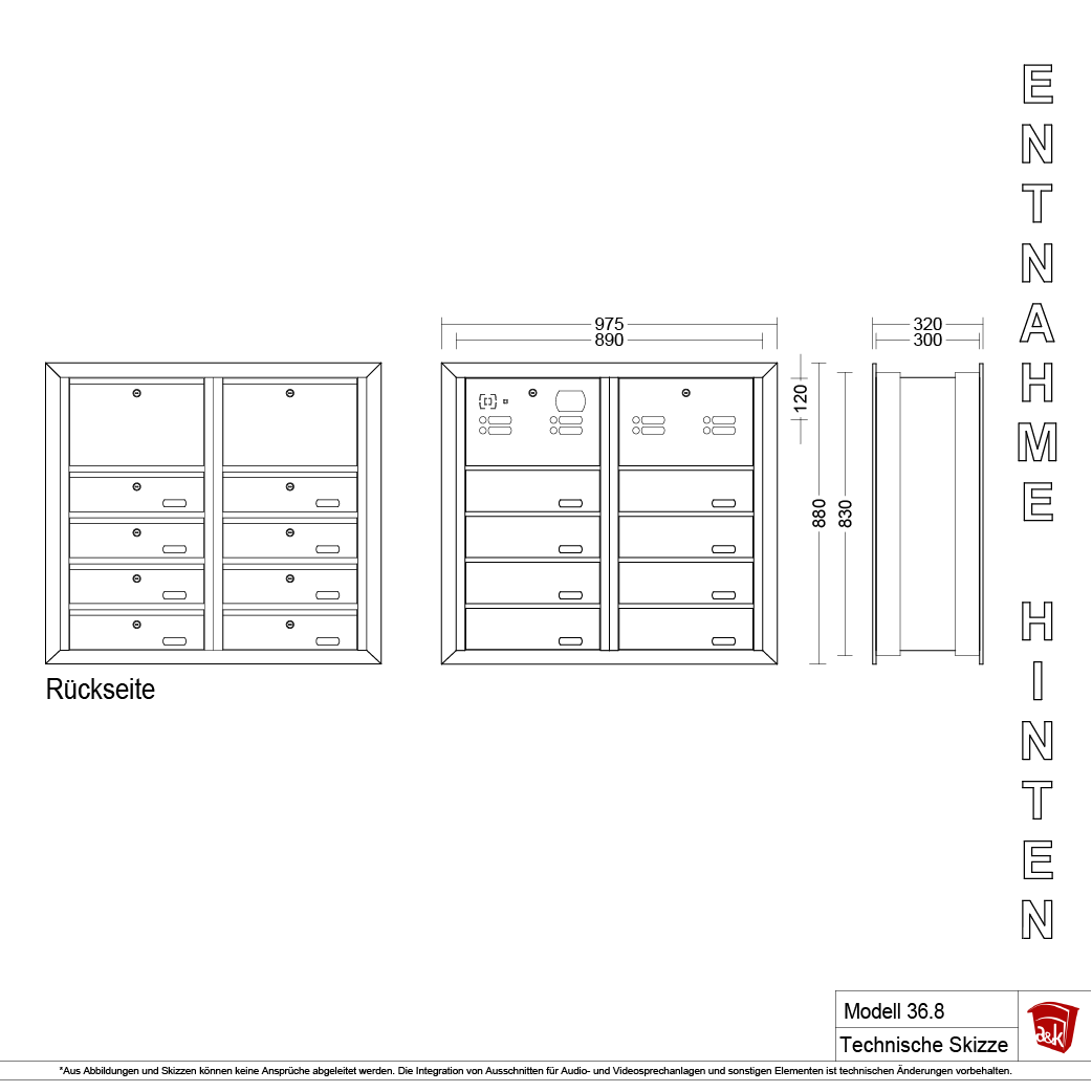 Mauerbriefkasten 36.8