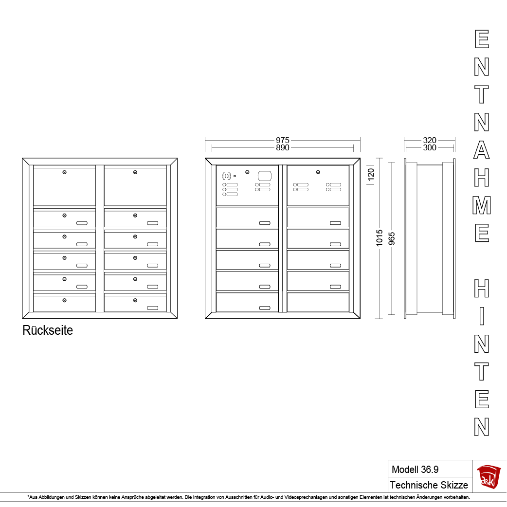 Mauerbriefkasten 36.9