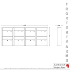 Briefkastenanlage 53.8Z Breitformat
