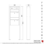 Briefkastenanlage 54.2 Breitformat