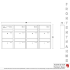 Briefkastenanlage 54.8Z Breitformat