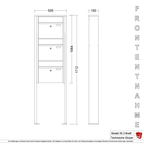 Briefkastenanlage 55.3 Breitformat