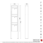Briefkastenanlage 55.3 Hochformat