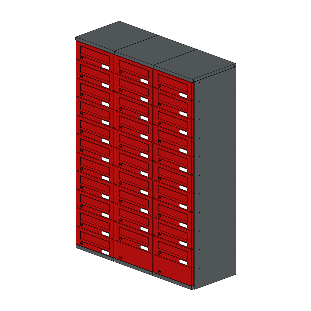 Briefkastenanlage 43.31