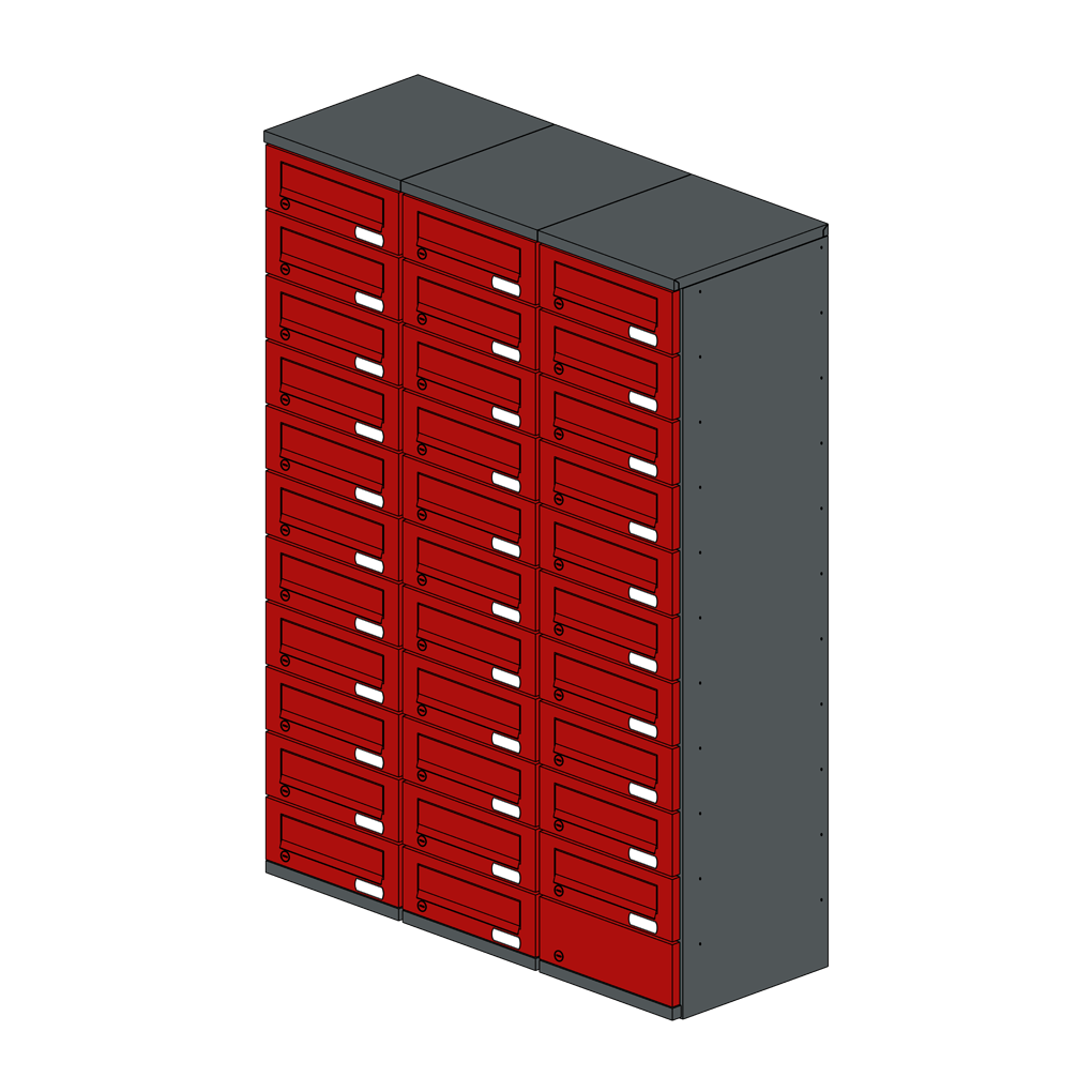 Briefkastenanlage 43.32
