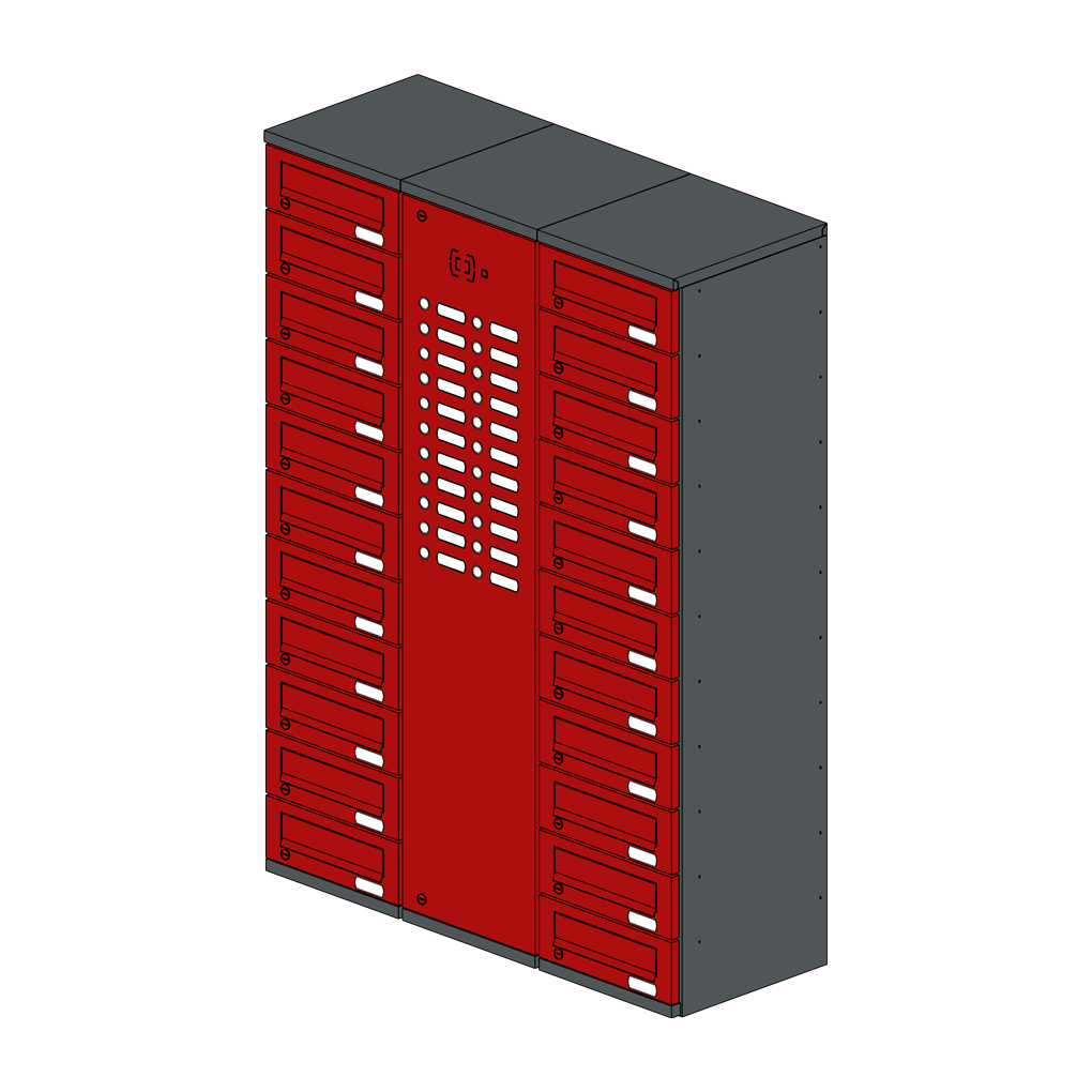 Briefkastenanlage 44.22