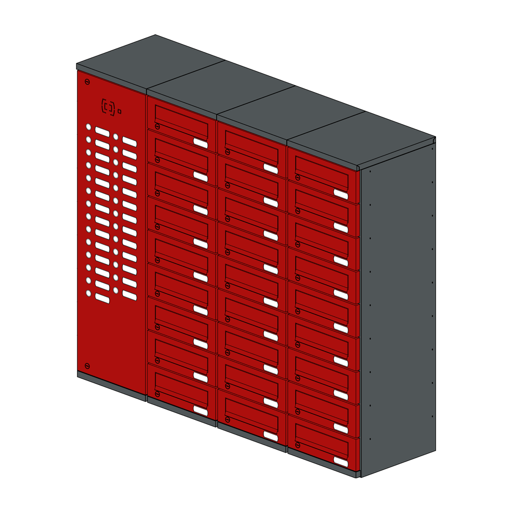 Briefkastenanlage 44.27