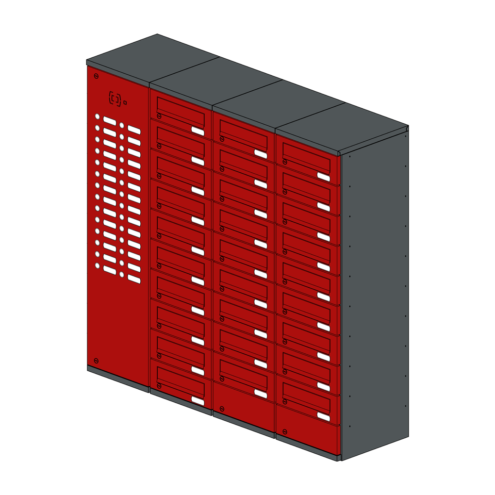 Briefkastenanlage 44.28
