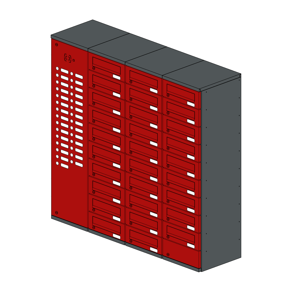 Briefkastenanlage 44.29