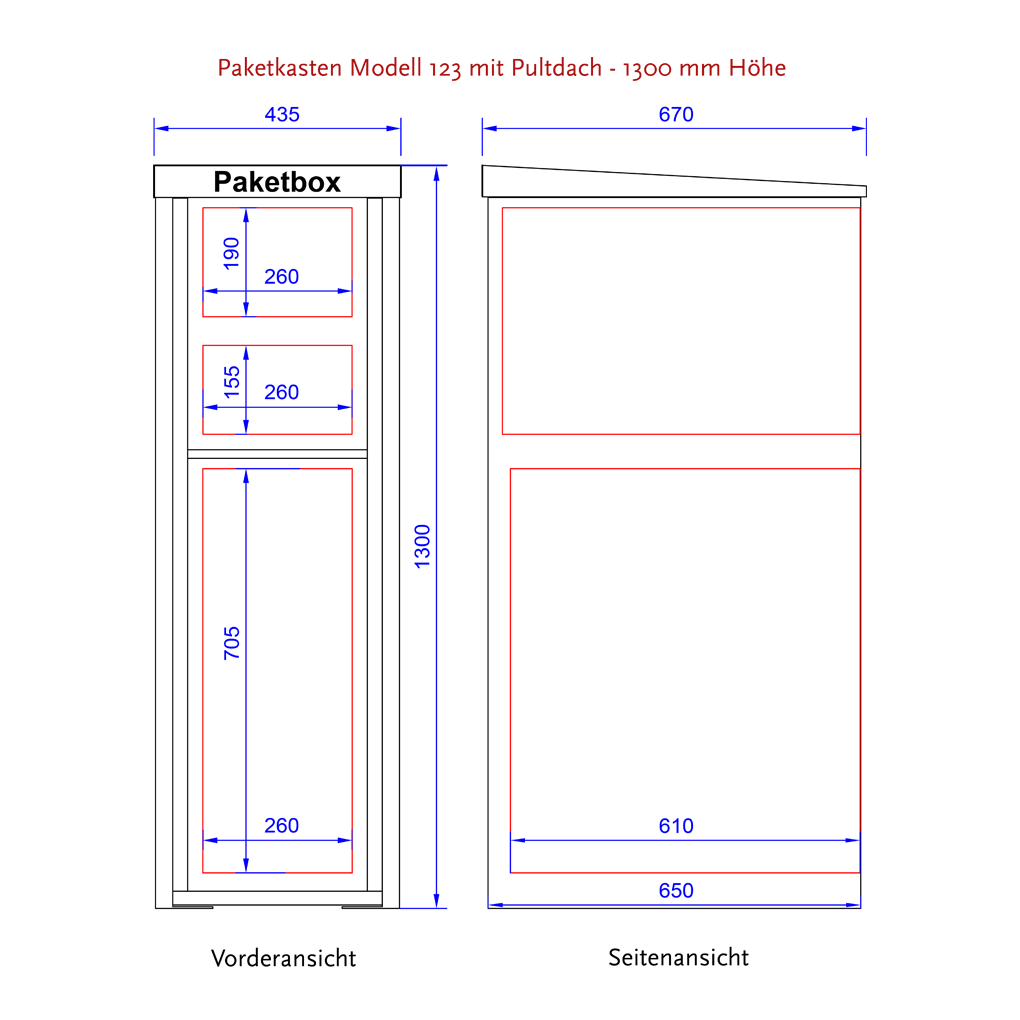 Paketkasten Modell 123.3