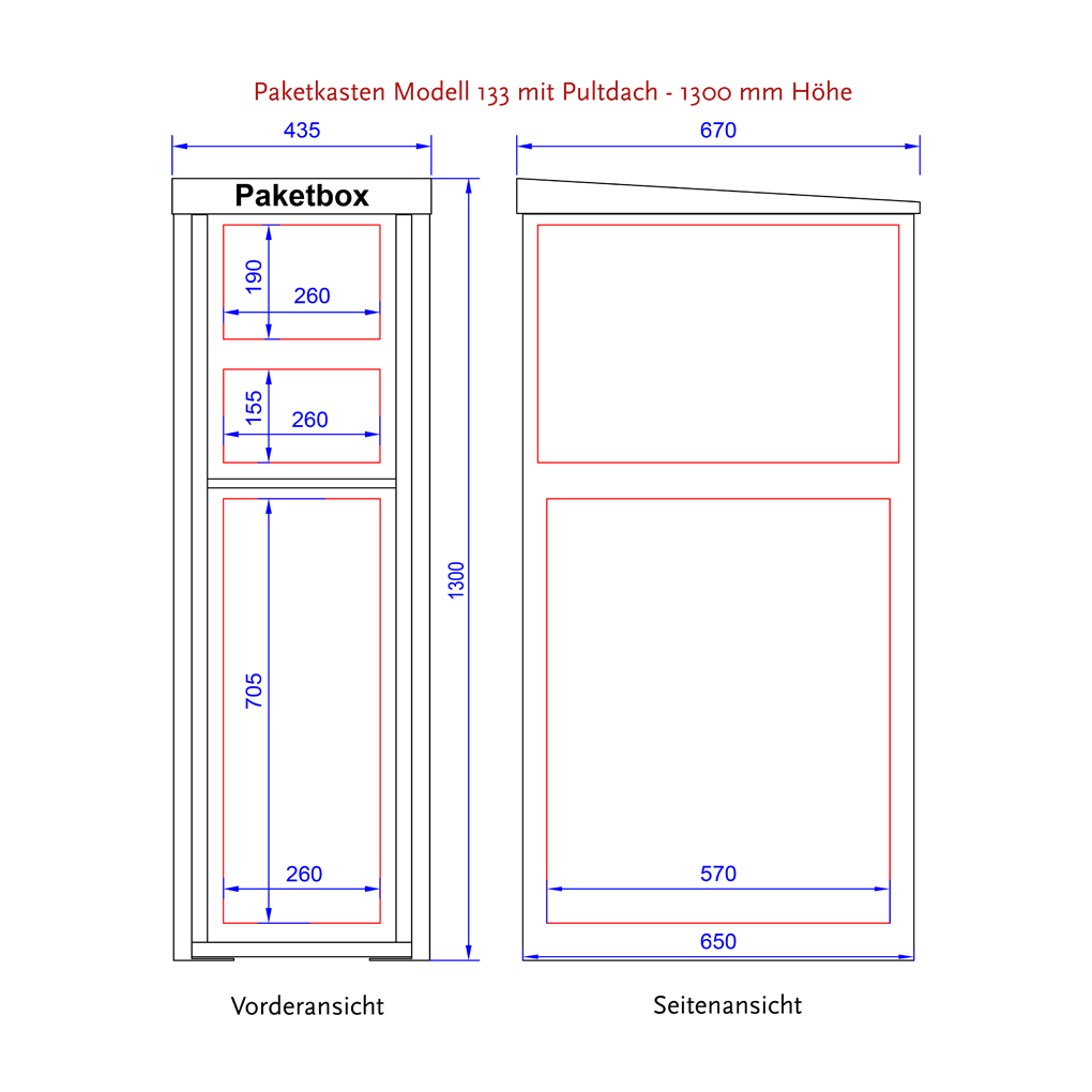 Paketkasten Modell 133.1